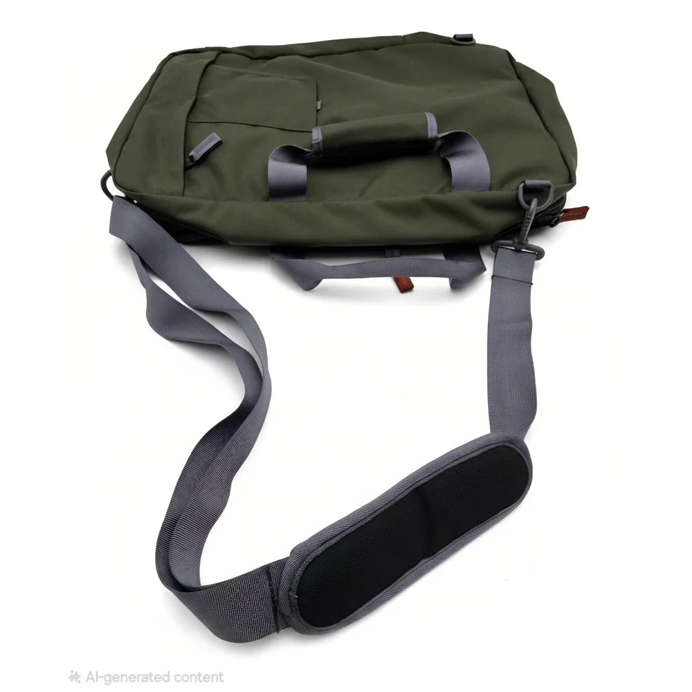 Vtg OG LL Bean Continental Backpack Carry on Travel Pack Moss Green/ Gray